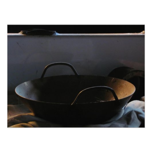 Poster Travailler dans l'affiche de la maison de chariot (Devant)