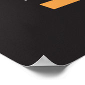 Poster Travailler dur (Coin)