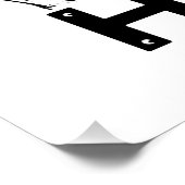 Poster travailler dur (Coin)