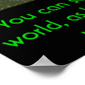 Poster Travailler dur (Coin)