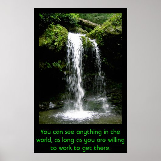 Poster Travailler dur (Devant)