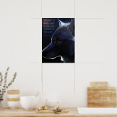 Poster Travailler Dur Dans L'Obscurité Pour Briller Dans (Cuisine)