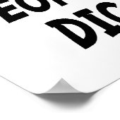 Poster Travailler est pour les gens qui ne creusent pas d (Coin)