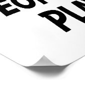 Poster Travailler est pour les gens qui ne jouent pas à l (Coin)