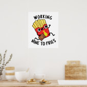 Poster Travailler Neuf Pour Fries Amusants Français Fries (Cuisine)