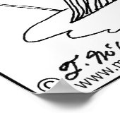 Poster Travaillera Pour L'Eau Propre (Coin)