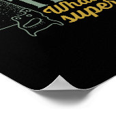 Poster Travailleur de charpentier amusant Je transforme l (Coin)