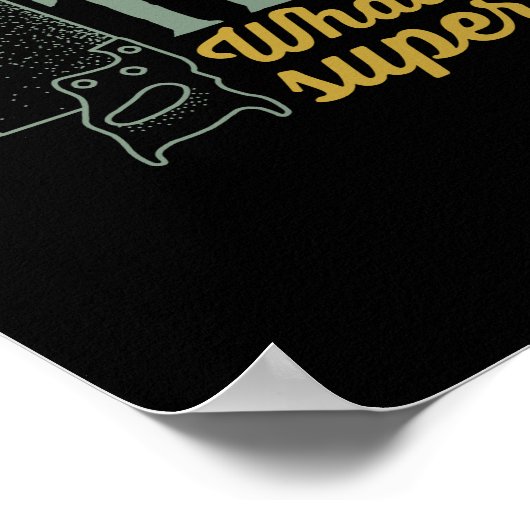 Poster Travailleur de charpentier amusant Je transforme l (Coin)