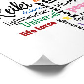 Poster Travailleur de l'énergie et massothérapeute Wall A (Coin)