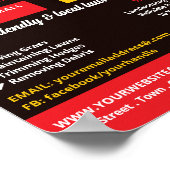 Poster Travailleur de soins de pelouse, Services de soins (Coin)