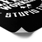 Poster Travailleur De Terrain Oilfield Lutter Contre Les (Coin)