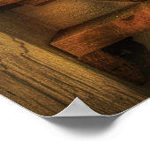 Poster Travailleur du bois - Outils de travail du bois (Coin)