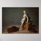 Poster Travailleur du café (Devant)