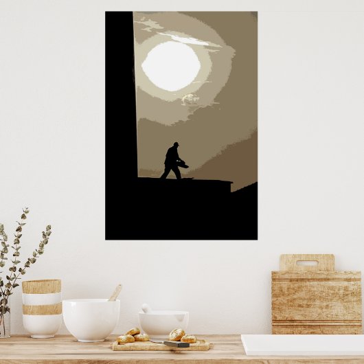 Poster Travailleur matinal (Cuisine)