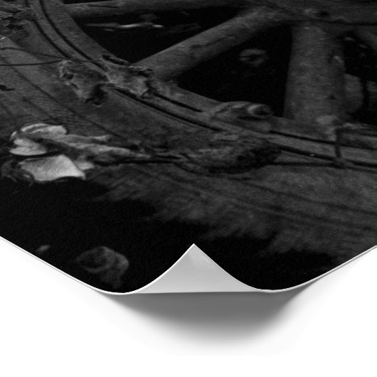 Poster Travailleur migrant en champ de coton par Dorothea (Coin)