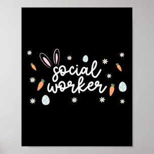 Poster Travailleur social Easter School Travail social OE