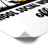 Poster Travailleur Social Hors Service Arc-En-Ciel Fin De (Coin)