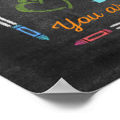 Poster Travailleur social lorsque vous entrez dans la mot (Coin)