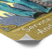 Poster Travailleurs de souvenirs de la fête du travail av (Coin)