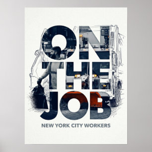 Poster Travailleurs en service à New York City