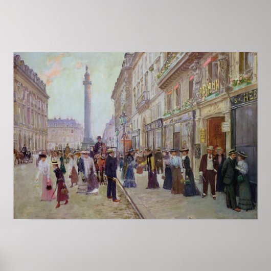 Poster Travailleurs quittant la Maison Paquin (Devant)