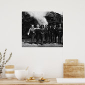 Poster Travailleuses du chemin de fer Inspirantes de la P (Cuisine)