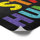 Poster Travaillez dur et restez humble Motivation en clas (Coin)