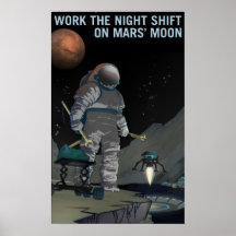 TRAVAILLEZ LA NUIT SUR MARS'MOON NASA Explorers