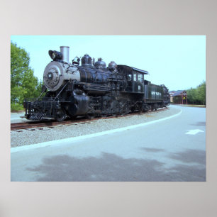 Poster Travaux de locomotive de Baldwin # 15 - vallée rr
