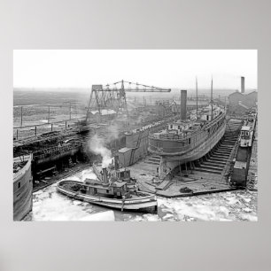 Poster Travaux d'ingénierie de Great Lakes