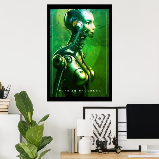 Poster Travaux en cours (Bureau à domicile)