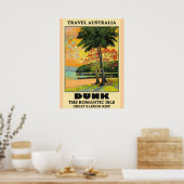 Poster Travel Australia, Dunk Island, (Cuisine)