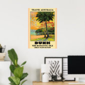 Poster Travel Australia, Dunk Island, (Bureau à domicile)