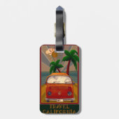 Poster:Travel California Bagagelabel (Achterkant verticaal)