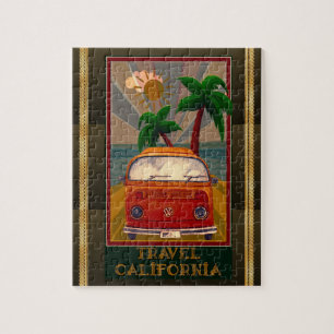 Poster : Travel California Puzzle