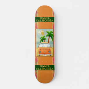 Poster : Travel California Skateboard