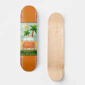 Poster : Travel California Skateboard (Recto)