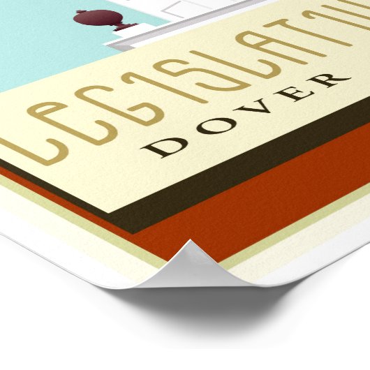 Poster Travel Delaware (Coin)