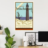 Poster Travel Michigan (Bureau à domicile)