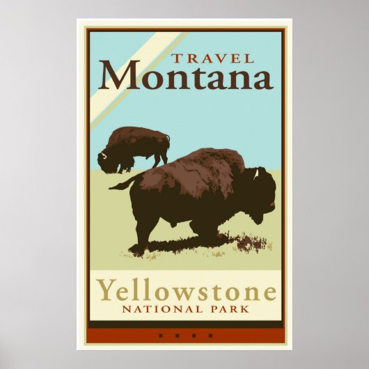 Poster Travel Montana (Devant)