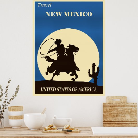 Poster Travel New Mexico (Cuisine)