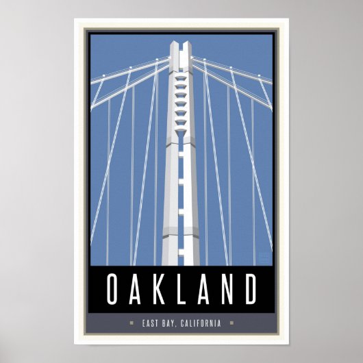 Poster Travel Oakland (Devant)