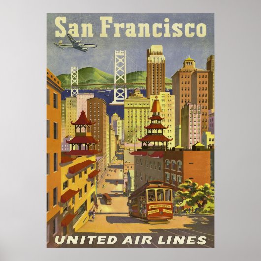 Poster Travel POSTER, San Francisco (Devant)