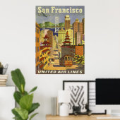 Poster Travel POSTER, San Francisco (Bureau à domicile)