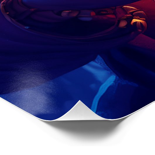 Poster Traversée Avec Pyramide En Verre Brillant Et Colib (Coin)