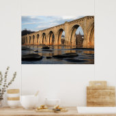 Poster Traversée de la rivière Sunset (Cuisine)