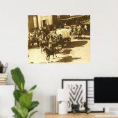 Poster Traversée Du Centre-Ville De Houston, Tx (Bureau à domicile)