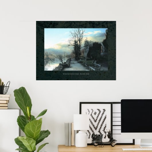 Poster Traversée le long de la rivière Avon à Stratford. (Bureau à domicile)