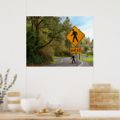 Poster Traversée piétonne (Cuisine)