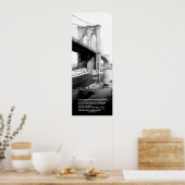 Poster Traverser Brooklyn Ferry New York City Walt Whitma (Cuisine)